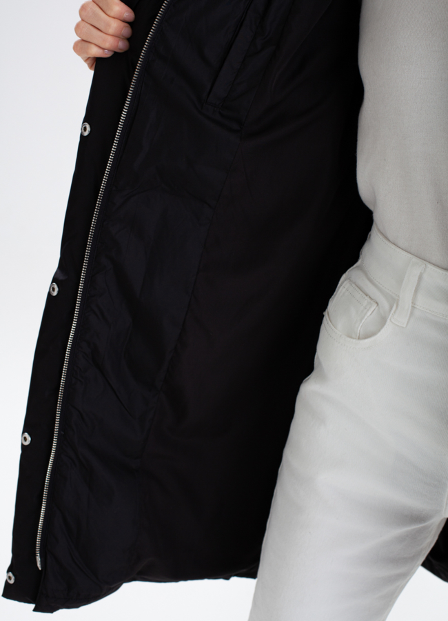 Женский пуховик прямого кроя модель № 23346 универмаг малина