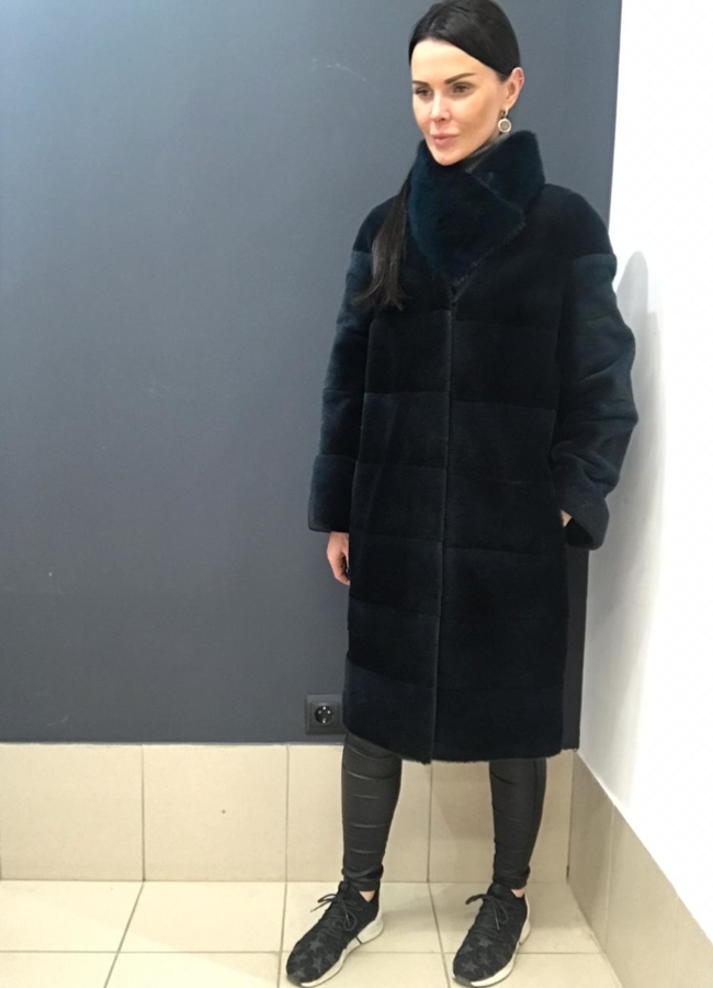 Шуба из нутрии 