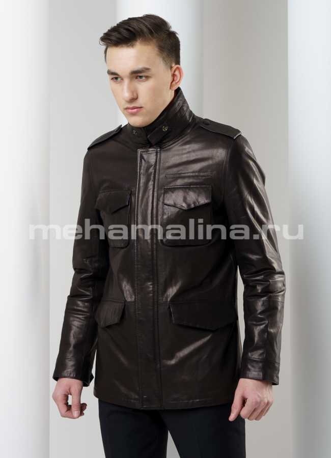 Куртка из кожи модель № KP-167 в рассрочку