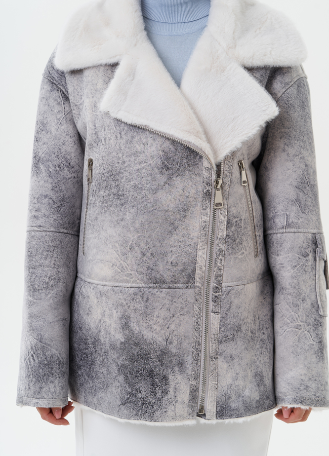 Женская дубленка 