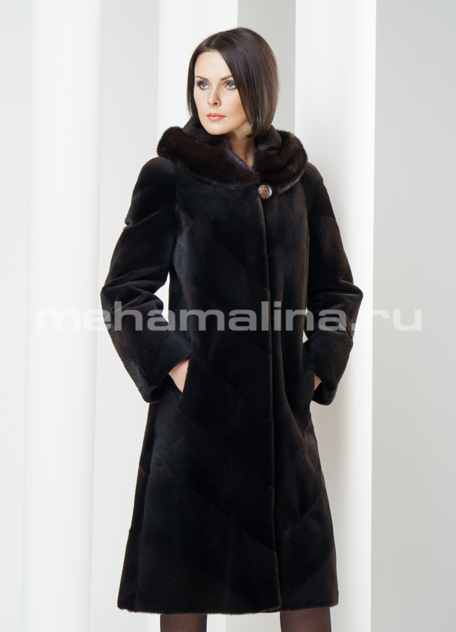 фото Шуба из стриженной нутрии модель № S-227