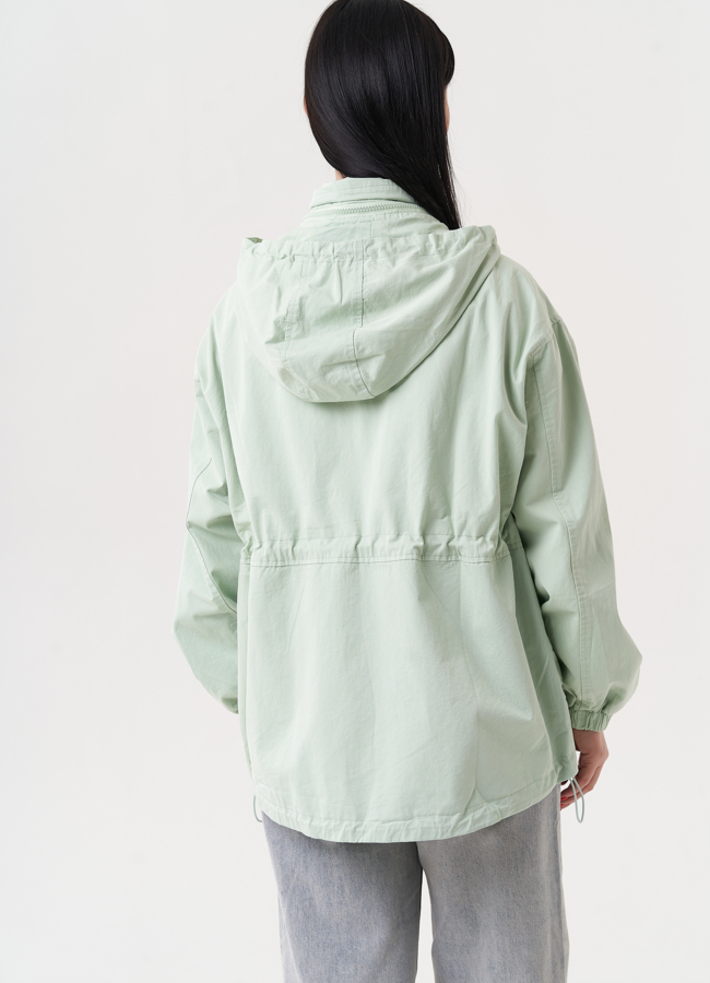 Женская ветровка с капюшоном модель № 27256 универмаг малина