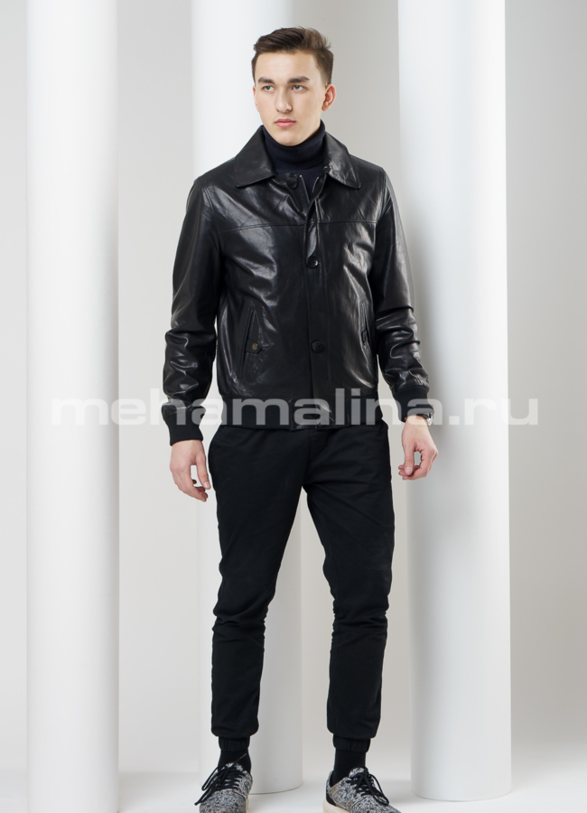 Кожаная куртка модель № PK-176 в рассрочку