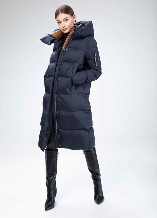 Пуховик женский с капюшоном  модель № 25797 в кредит