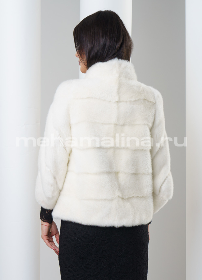 Шуба из норки укороченная модель № S-331 в кредит