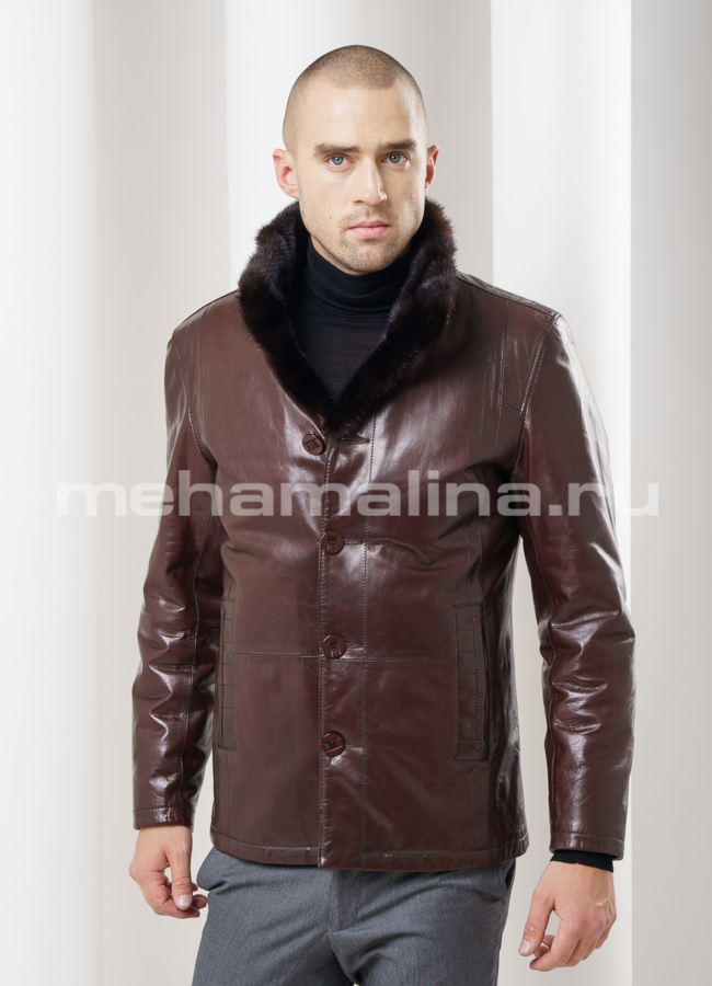 фото Дубленка мужская модель № DM-89