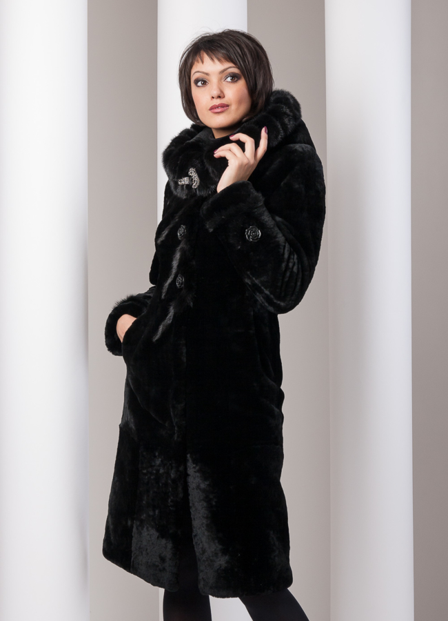 фото Шуба из мутона модель № S-41