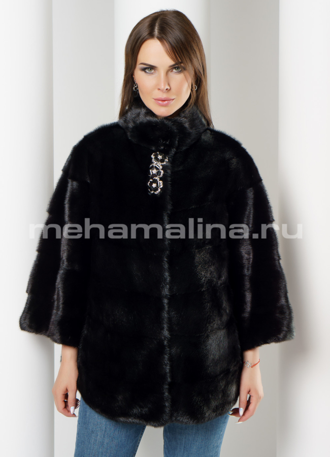 Шуба из норки модель № S-626 универмаг малина