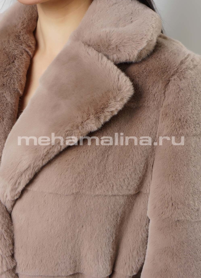 Пальто с английским воротником  модель № М879-С в рассрочку