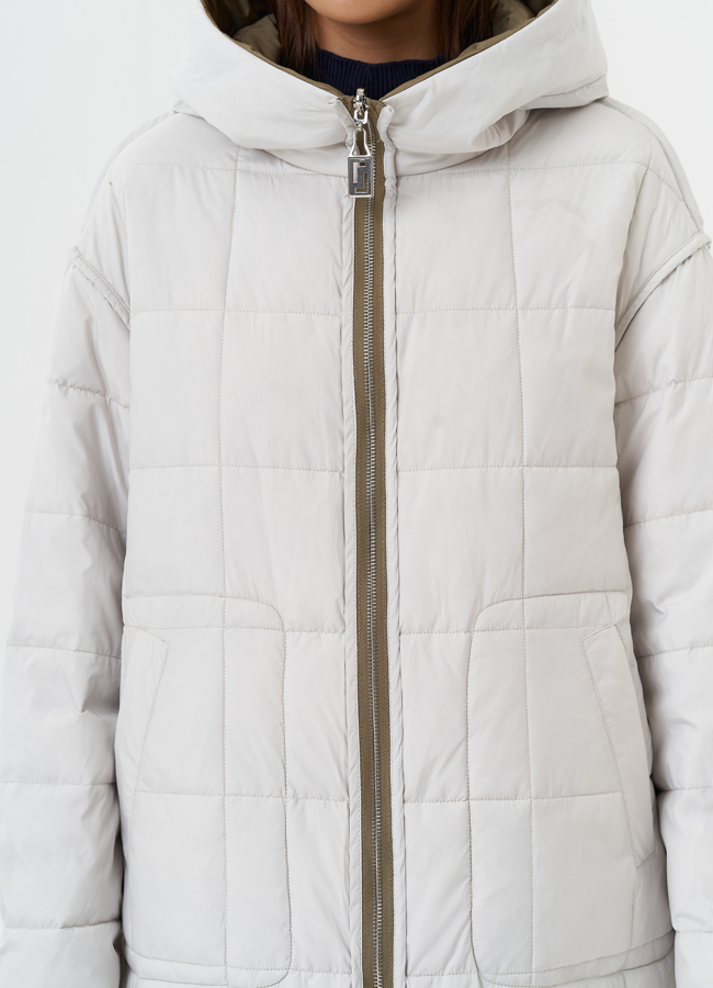 Женское двухстороннее пальто модель № 27877 универмаг малина