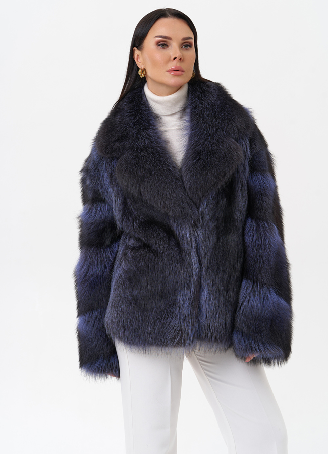 Куртка из енота модель № 29487 универмаг малина