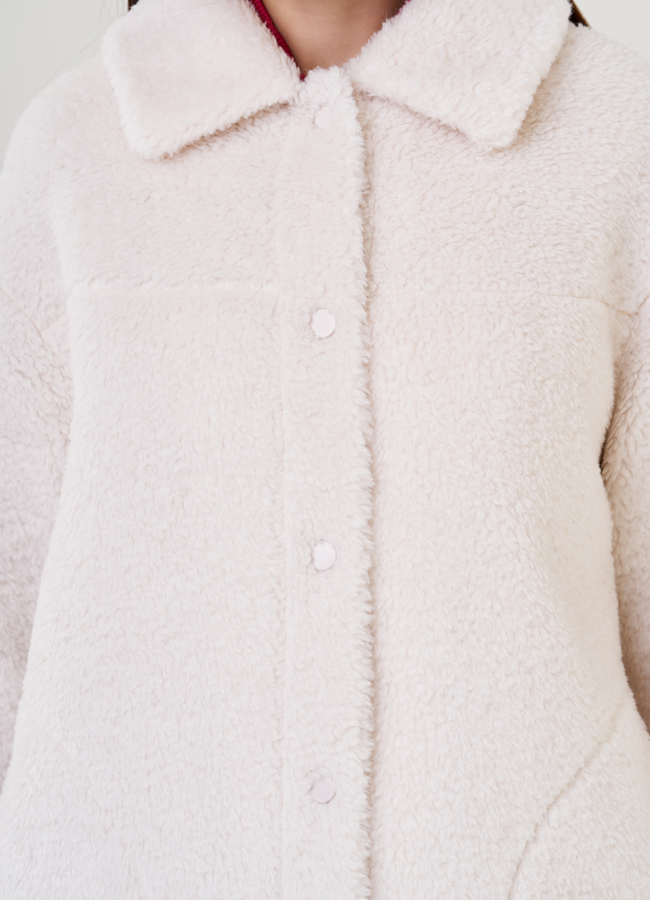 Пальто 2 в 1 из искусственного меха модель № 79220 в рассрочку