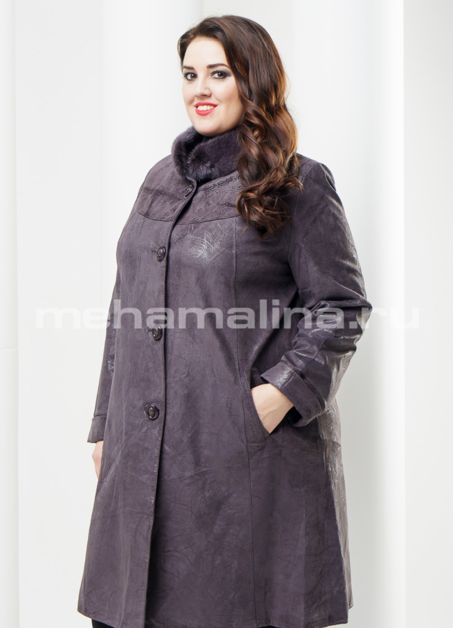 фото Плащ на пуговицах модель № K-293