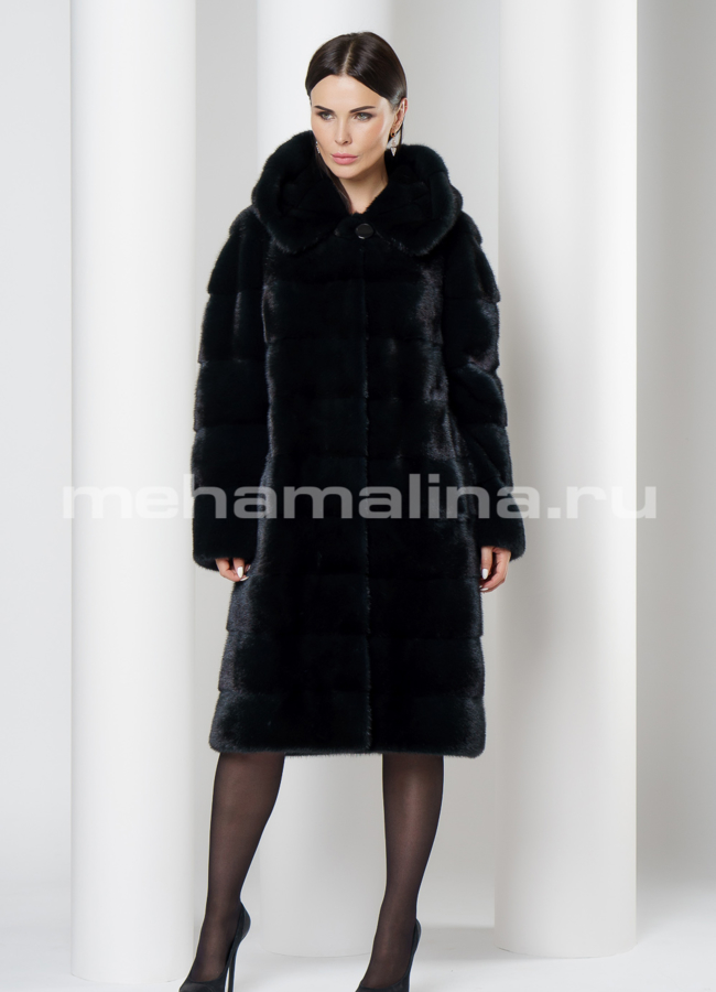 Норковая шуба  модель № S-697 в рассрочку
