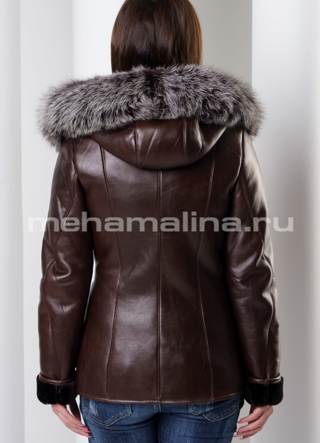 Укороченная дубленка модель № 132 в кредит