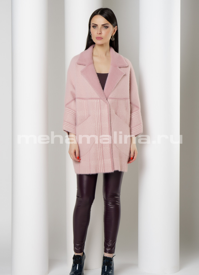 фото Пальто из микроворса модель № C-651