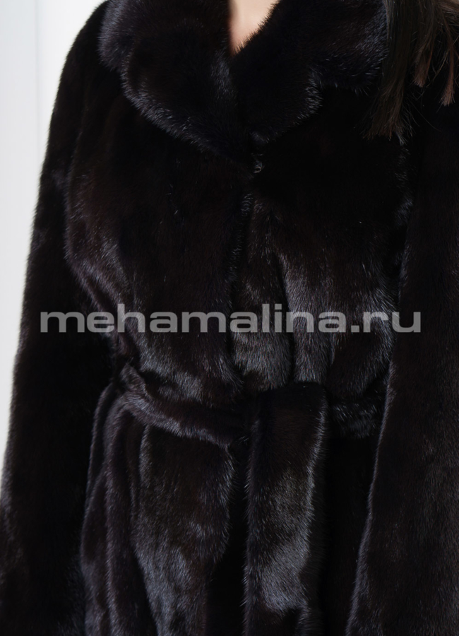 Норковая шуба  модель № S-694 универмаг малина