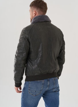 Мужская куртка из натуральной кожи 