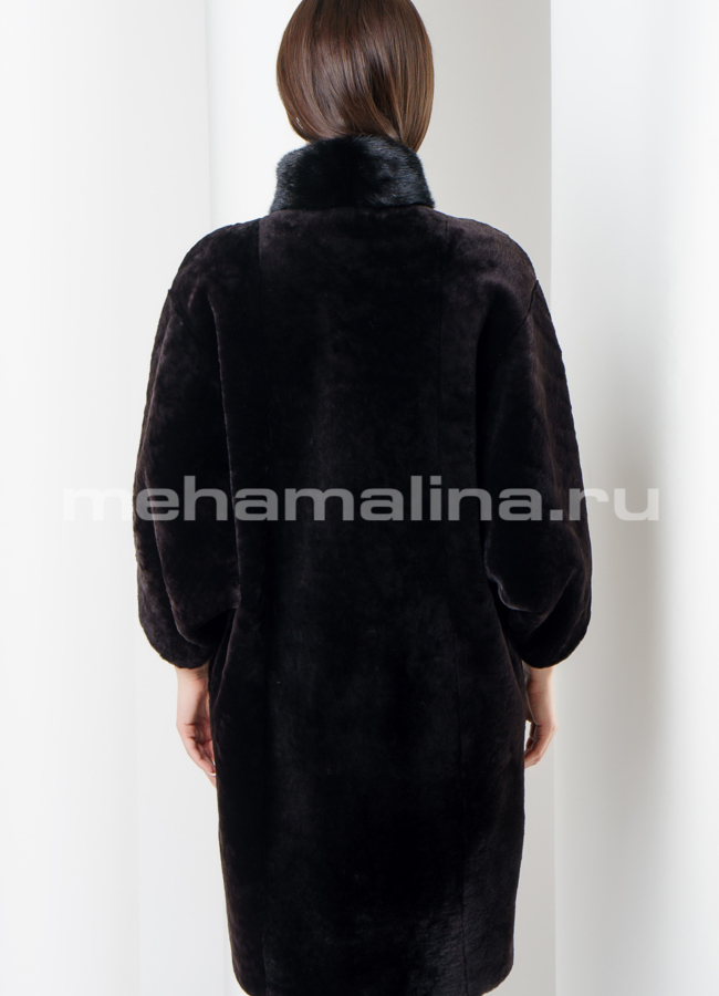 Шуба из мутона модель № S-558 в кредит