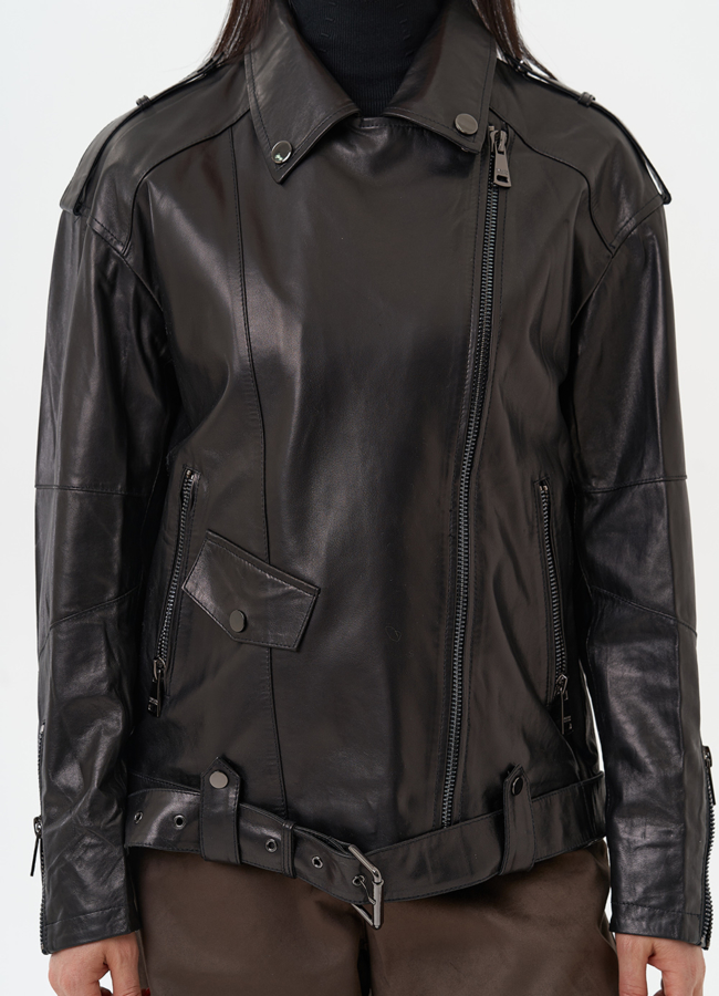 Женская куртка-косуха из натуральной кожи модель № 22341 универмаг малина Женская куртка-косуха из натуральной кожи модель № 22341 универмаг малина