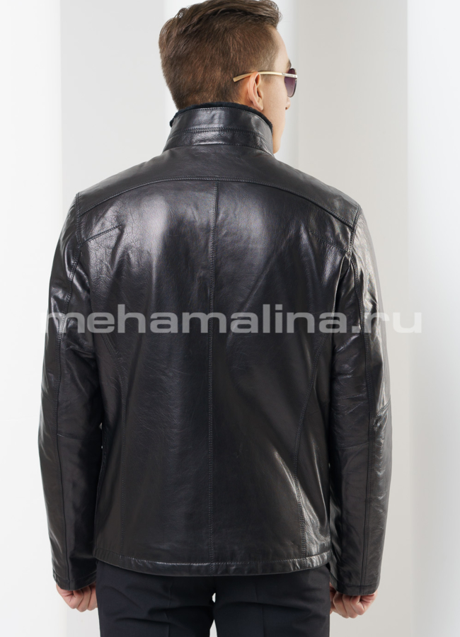 Дубленка на молнии модель № DM-104 в кредит