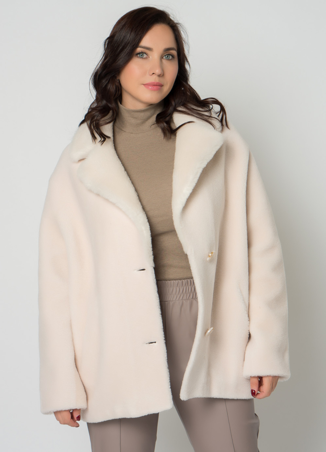 Женская куртка с английским воротником из шерсти модель № 21561 универмаг малина