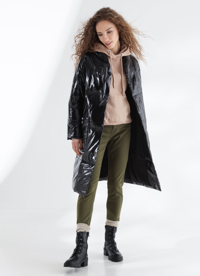 Пальто женское из полиэстера модель № 7743 в кредит