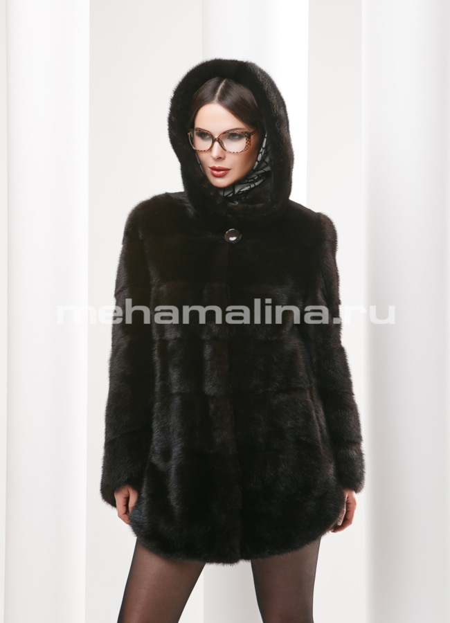 фото Норковая шуба модель № S-496