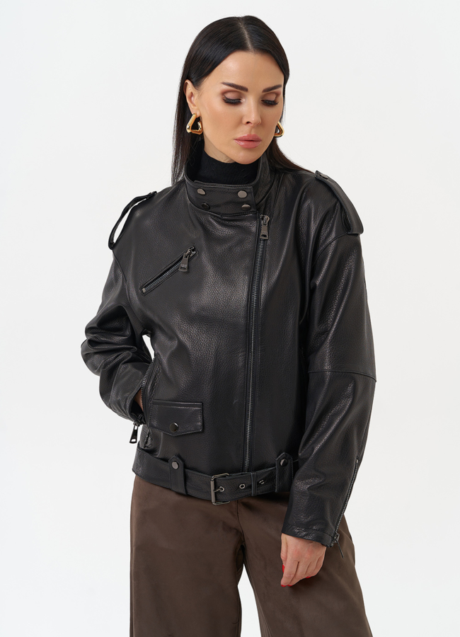 Куртка косуха из натуральной кожи модель № 30162 в кредит Куртка косуха из натуральной кожи модель № 30162 в кредит