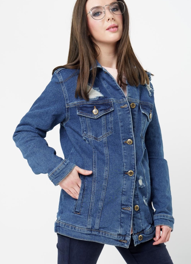 Куртка джинсовая  модель № 362 универмаг малина