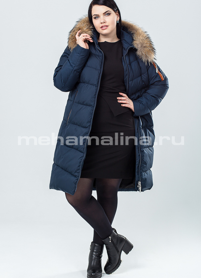 Пуховик зимний женский модель № П-275 универмаг малина