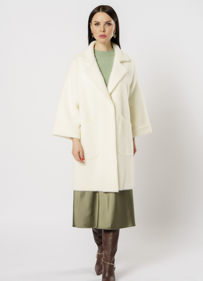 фото Белый кардиган модель № 20522