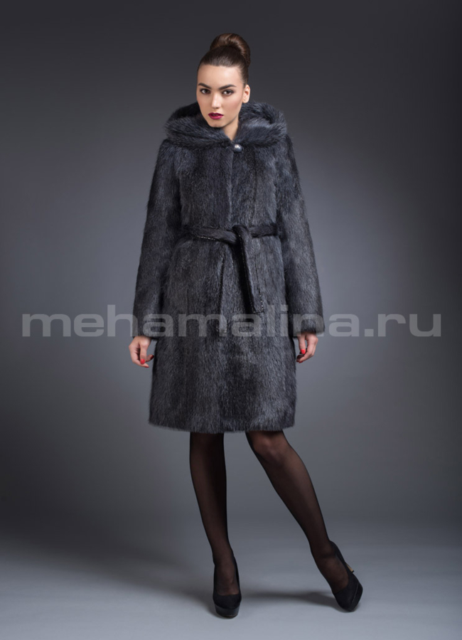 Шуба из нутрии 