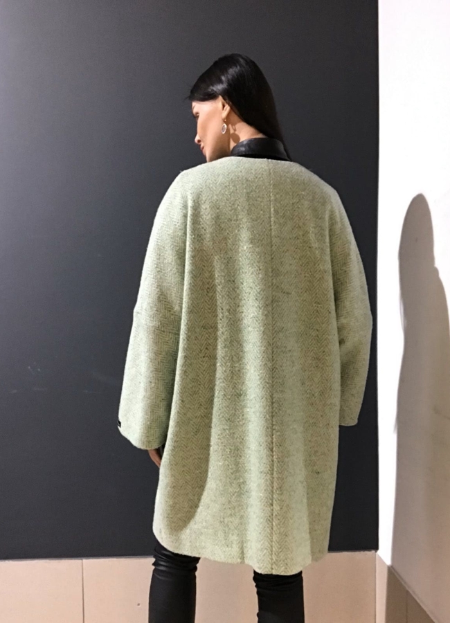 фото Пальто женское из твида модель № 4962