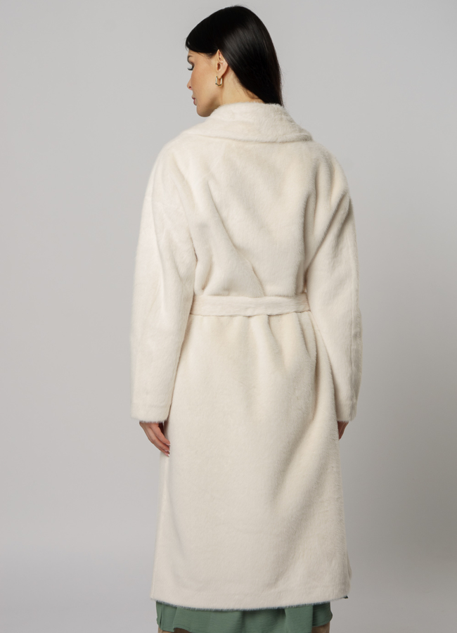 Утепленное двубортное пальто модель № 18304 универмаг малина