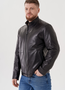 Мужская кожаная куртка 