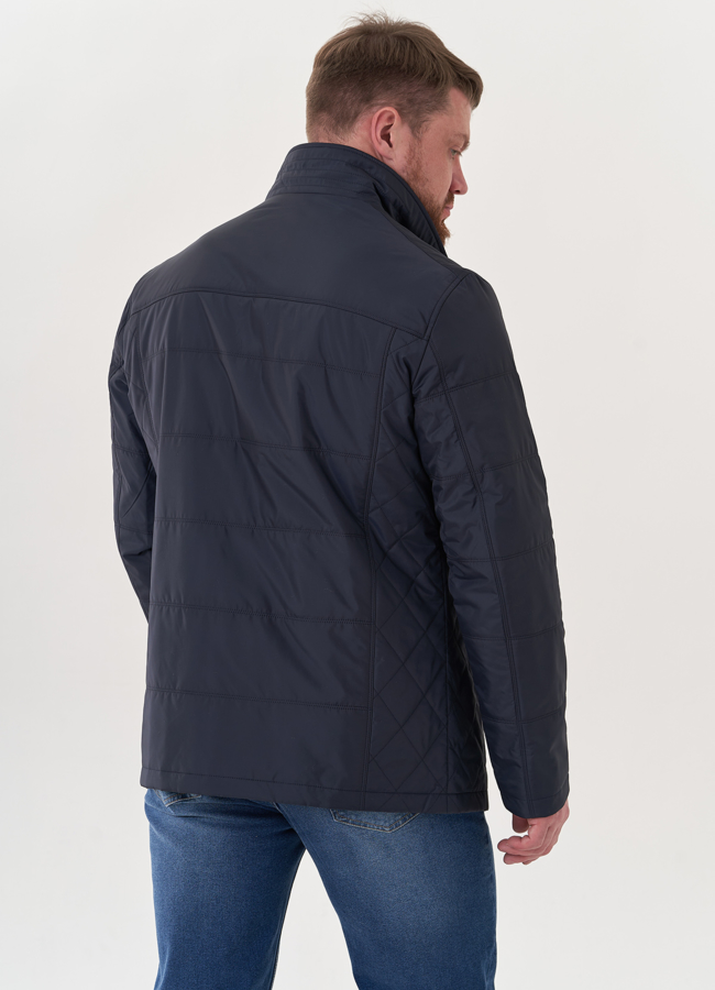 Мужская куртка синего цвета модель № 25626 универмаг малина