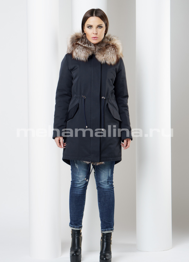 Меховая парка модель № П-165 в рассрочку