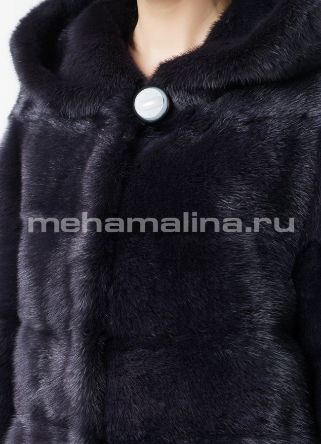 Шуба норка модель № S-564 универмаг малина