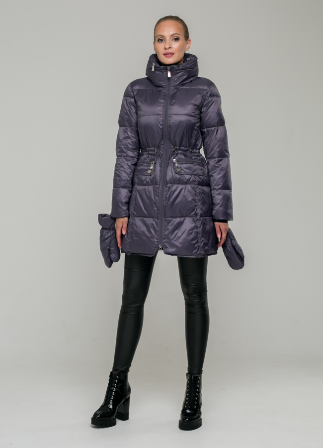 фото Пуховик ODRI с рукавицами  модель № П-240