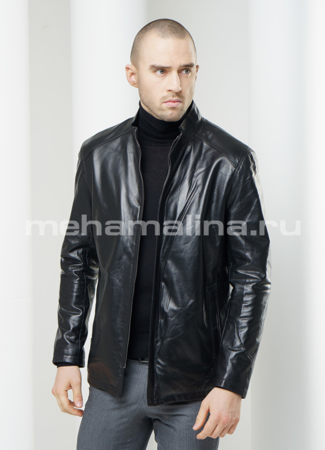 фото Кожаная куртка модель № KP-114