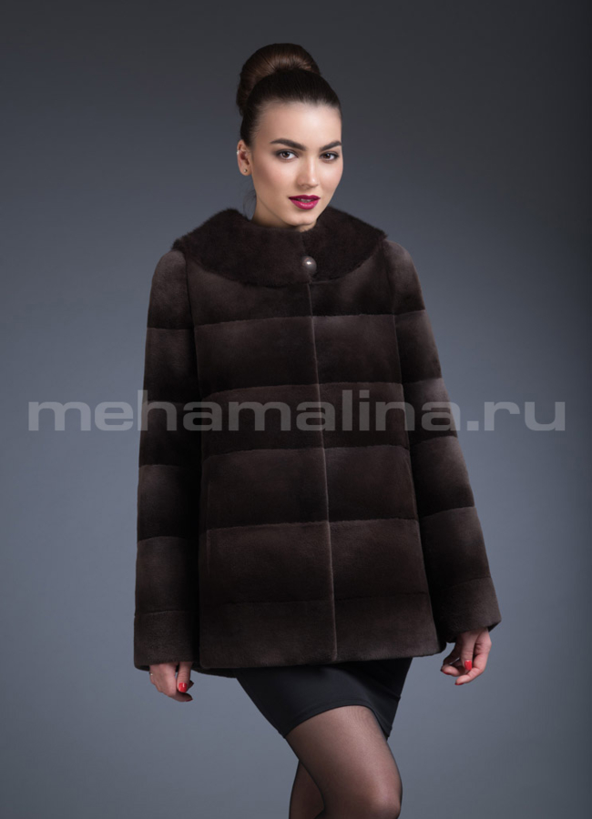 Шуба из нутрии 