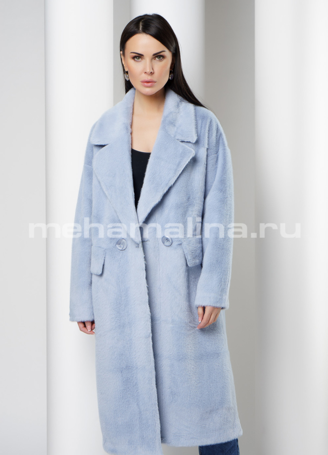 Пальто женское из ворсовой ткани модель № 025 универмаг малина