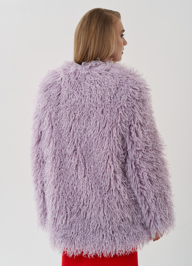 Полупальто их эко меха модель № 81230 в рассрочку