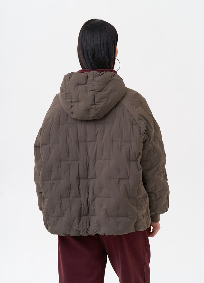 Женская куртка с капюшоном  модель № 29884 в кредит