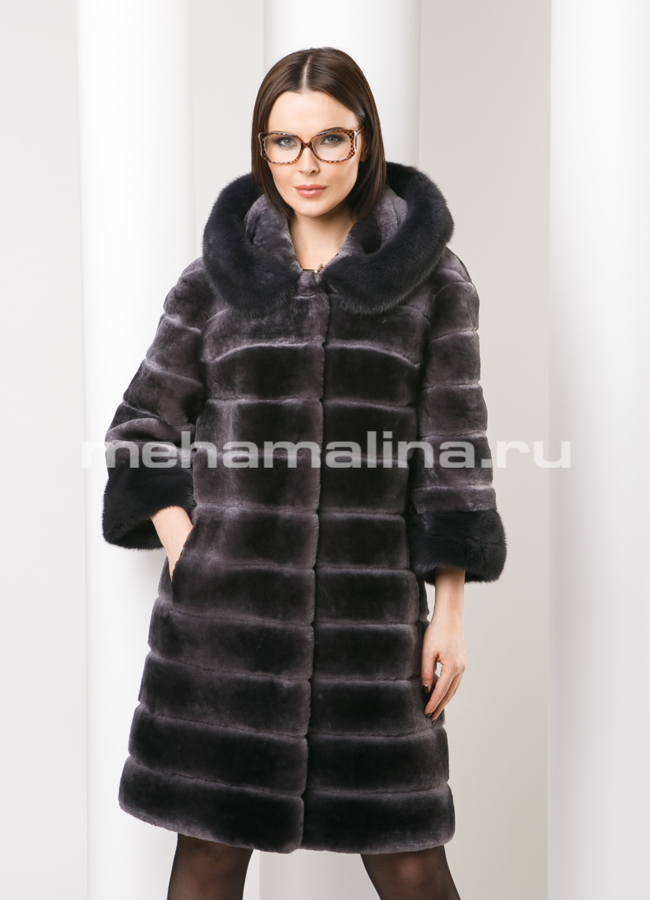 фото Шуба из мутона модель № S-490
