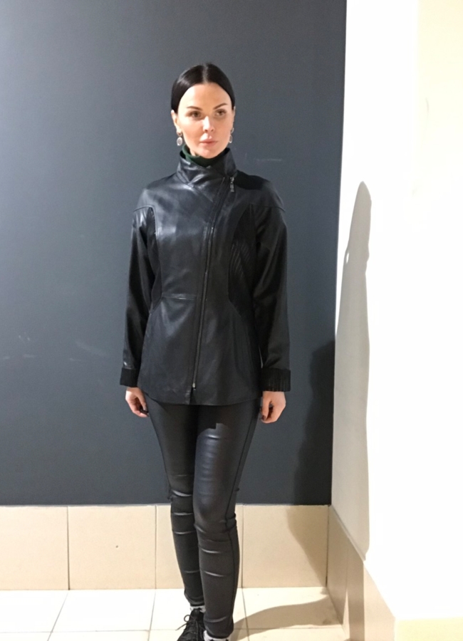 Куртка женская с воротником стойкой модель № 1397 в кредит