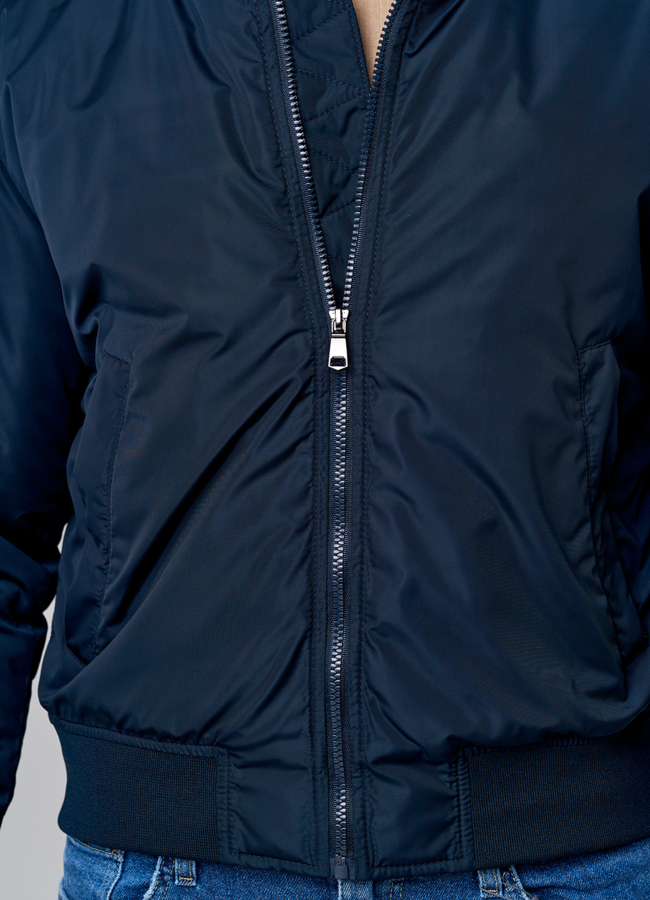 Куртка бомбер мужская синего цвета модель № MC 110 универмаг малина