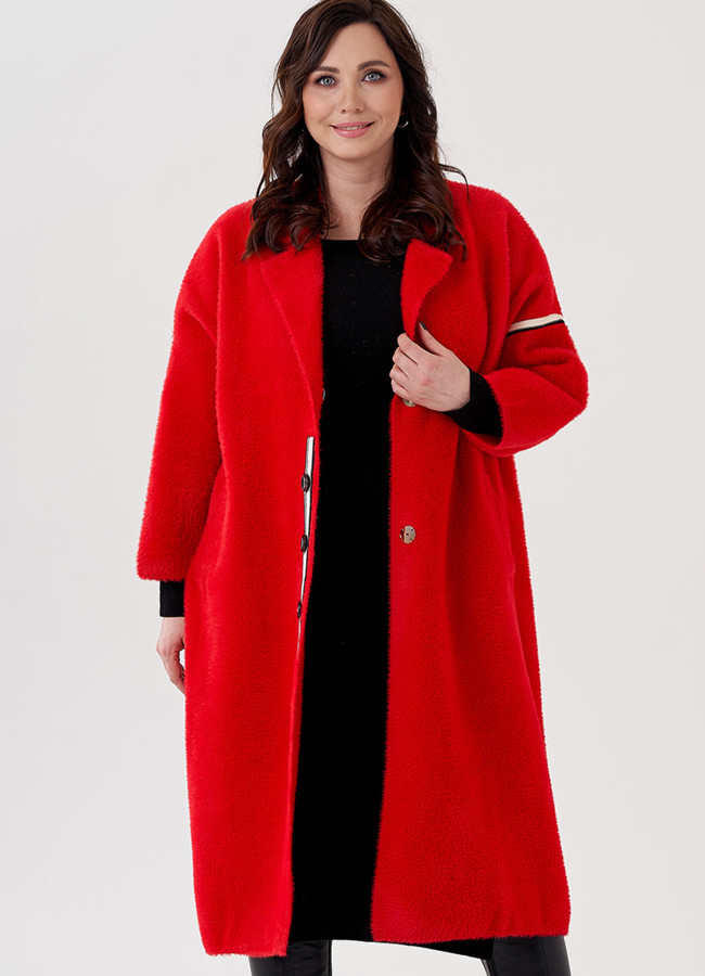 Длинный кардиган с английским воротником  модель № 22527 универмаг малина