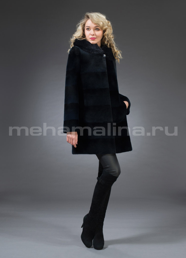Шуба из нутрии 